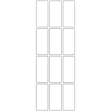 11047 - Label Size 32mm x 70mm - 2840 labels per roll 