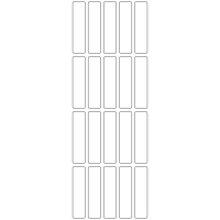 11049 - Label Size 17mm x 69mm - 4740 labels per roll 11049 - Label Size 17mm x 69mm - 4740 labels per roll