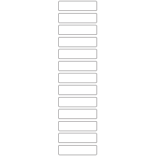 11050 - Label Size 69mm x 17mm - 3260 labels per roll 