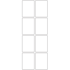 11051 - Label Size 49mm x 66mm - 2000 labels per roll 