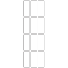 11052 - Label Size 26mm x 65mm - 3010 labels per roll 