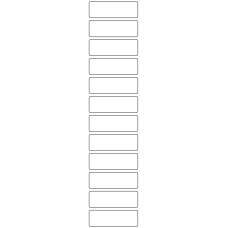 11063 - Label Size 60mm x 20mm - 3010 labels per roll 