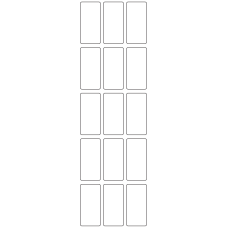 11073 - Label Size 26mm x 54mm - 3560 labels per roll 