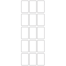 11077 - Label Size 30mm x 50mm - 3760 labels per roll 