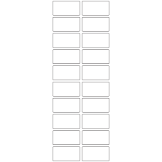 11079 - Label Size 50mm x 26mm - 4740 labels per roll 