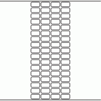 1108 - Label Size 23mm x 12mm - 18,720 labels per roll