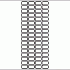 1108 - Label Size 23mm x 12mm - 18,720 labels per roll 
