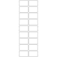 11083 - Label Size 48mm x 30mm - 4130 labels per roll