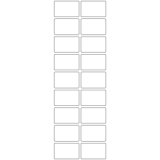 11083 - Label Size 48mm x 30mm - 4130 labels per roll 