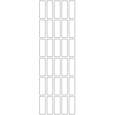 11085 - Label Size 15mm x 46mm - 7110 labels per roll 