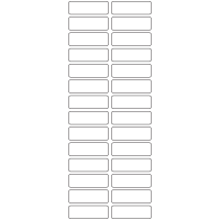 11086 - Label Size 46mm x 15mm - 7720 labels per roll
