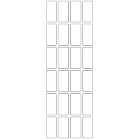 11087 - Label Size 22mm x 45mm - 5690 labels per roll