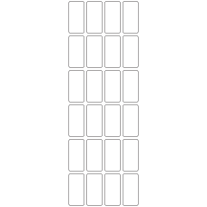 11087 - Label Size 22mm x 45mm - 5690 labels per roll 