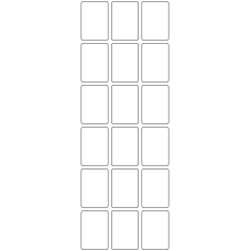11089 - Label Size 30mm x 43mm - 4510 labels per roll 
