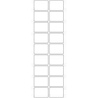 11090 - Label Size 43mm x 30mm - 4270 labels per roll