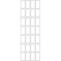 11093 - Label Size 20mm x 38mm - 6640 labels per roll