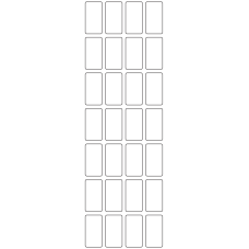 11093 - Label Size 20mm x 38mm - 6640 labels per roll 