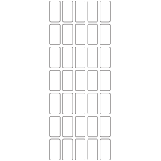 11097 - Label Size 18mm x 36mm - 8770 labels per roll 