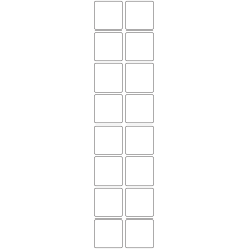 11099 - Label Size 35mm x 35mm - 3670 labels per roll 