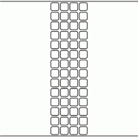 1110 - Label Size 15mm x 15mm - 15,400 labels per roll