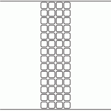 1110 - Label Size 15mm x 15mm - 15,400 labels per roll 