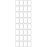 11101 - Label Size 20mm x 32mm - 8020 labels per roll