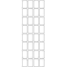 11101 - Label Size 20mm x 32mm - 8020 labels per roll 