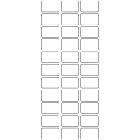 11102 - Label Size 32mm x 20mm - 9090 labels per roll