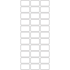 11102 - Label Size 32mm x 20mm - 9090 labels per roll 