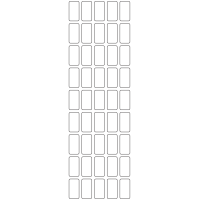 11104 - Label Size 15mm x 29mm - 10670 labels per roll