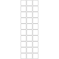 11105 - Label Size 26mm x 26mm - 7110 labels per roll