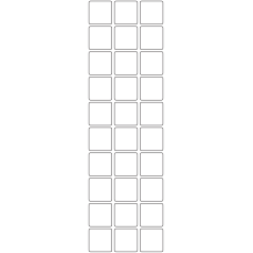 11105 - Label Size 26mm x 26mm - 7110 labels per roll 