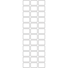 11107 - Label Size 25mm x 18mm - 9920 labels per roll 