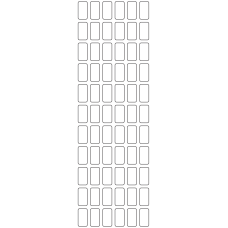 11109 - Label Size 12mm x 23mm - 15650 labels per roll 