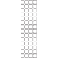 11110 - Label Size 15mm x 15mm - 15430 labels per roll