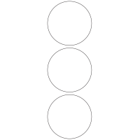 11117 - Label Size 80mm dia - 830 labels per roll