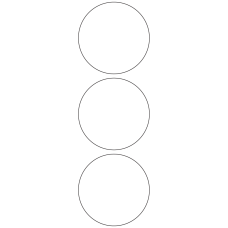 11117 - Label Size 80mm dia - 830 labels per roll 