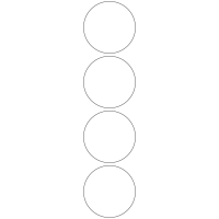 11118 - Label Size 70mm dia - 950 labels per roll