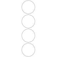 11119 - Label Size 65mm dia - 1000 labels per roll