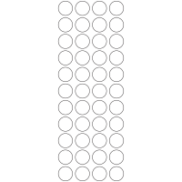 11125 - Label Size 20mm dia - 12130 labels per roll
