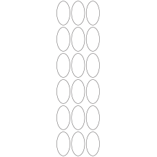 11135 - Label Size 25mm x 45mm - 4270 labels per roll 
