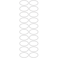 11136 - Label Size 45mm x 25mm - 4740 labels per roll 