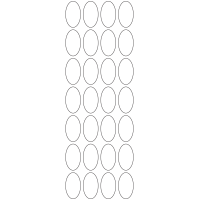 11137 - Label Size 23mm x 40mm - 6430 labels per roll