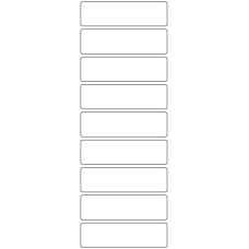 11144 - Label Size 89mm x 25mm - 2480 labels per roll 