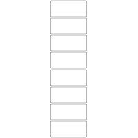 11145 - Label Size 80mm x 35mm - 1840 labels per roll