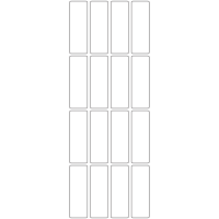 11147 - Label Size 25mm x 73mm - 3670 labels per roll