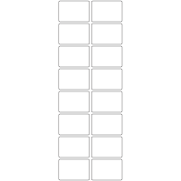 11149 - Label Size 52mm x 35mm - 3670 labels per roll