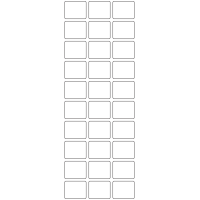 11150 - Label Size 32mm x 26mm - 7110 labels per roll