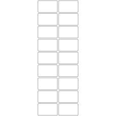 11151 - Label Size 50mm x 30mm - 4270 labels per roll 