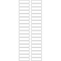 11152 - Label Size 50mm x 13mm - 8530 labels per roll